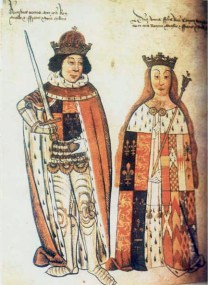 Ricardo III e sua esposa Ana Neville.