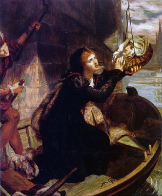 Margaret  Roper, filha de Thomas More, recuperando a cabeça de seu pai.