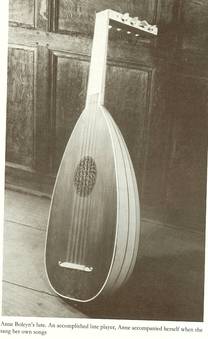 Alaúde pertencente a Ana Bolena.