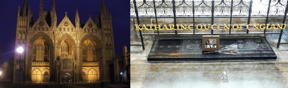 Catedral de peterborough, onde Catarina de Aragão está sepultada.