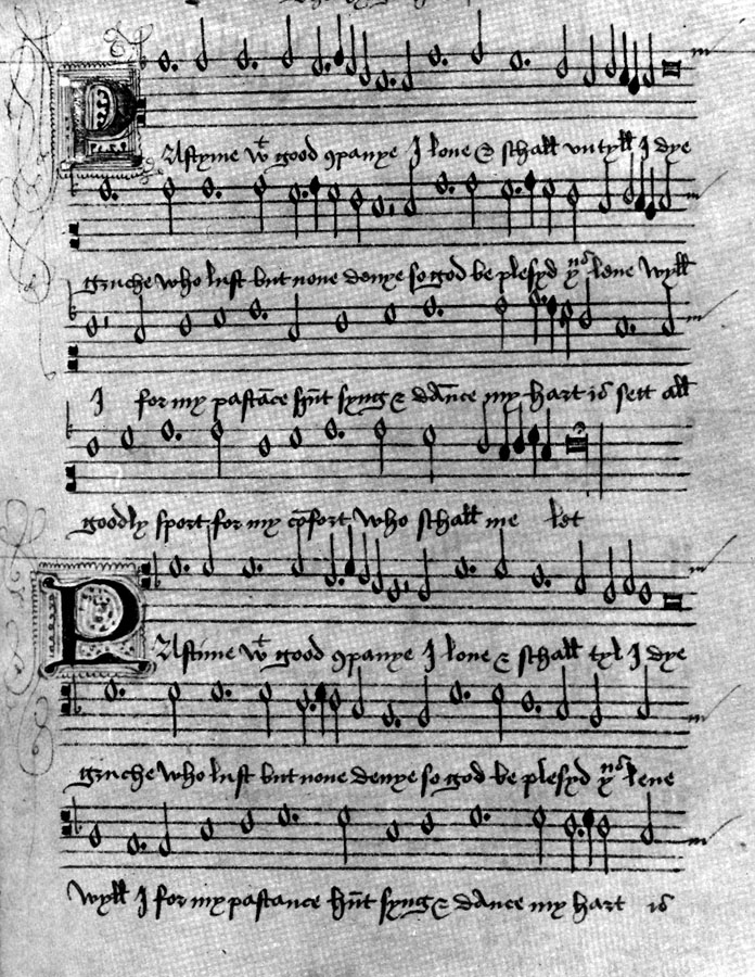 Partitura original de Pastime With Good Company.