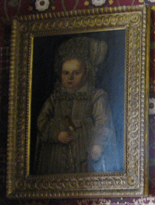 Retrato de um bebê desconhecido em Sudeley Castle, possivelmente Mary. Fotografia tirada por: Facebook.com/queencatherineparr