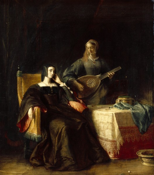 Queen_Katherine_and_Patience_by_Charles_Robert_Leslie