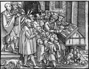 c1550, Tudor musicians in church_0