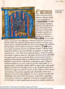 Patente de Ana Bolena, como Marquês de Pembroke.