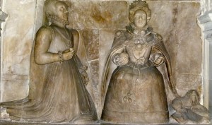 Blanche-Parry-kneels-before-Gloriana