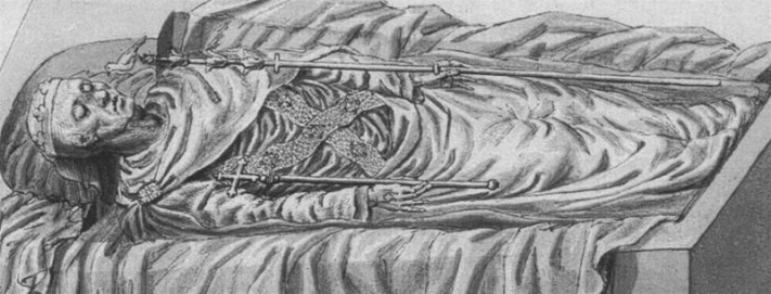 sketch-from-the-1774-exploration-of-edward-i-of-englands-tomb